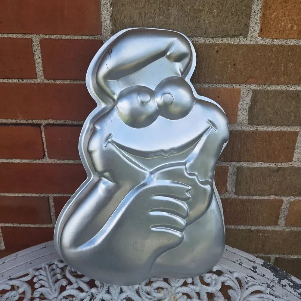 Vintage Wilton Cookie Monster Cake Pan 502-7415 Sesame Street 1971 1977 Muppets